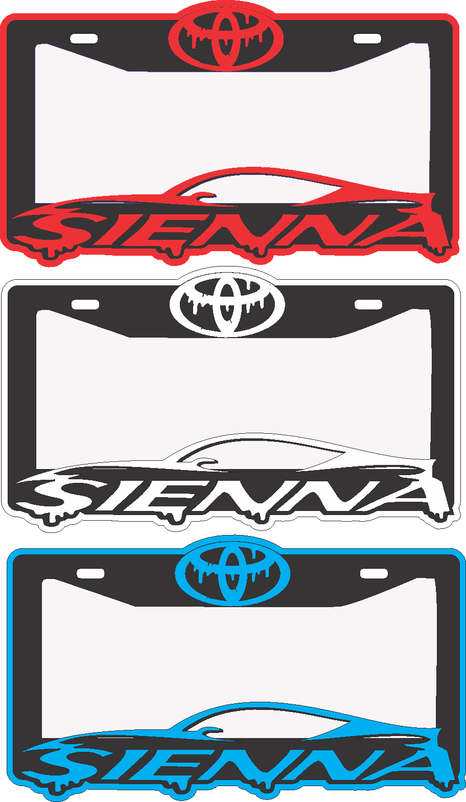 Porta Placa Sienna