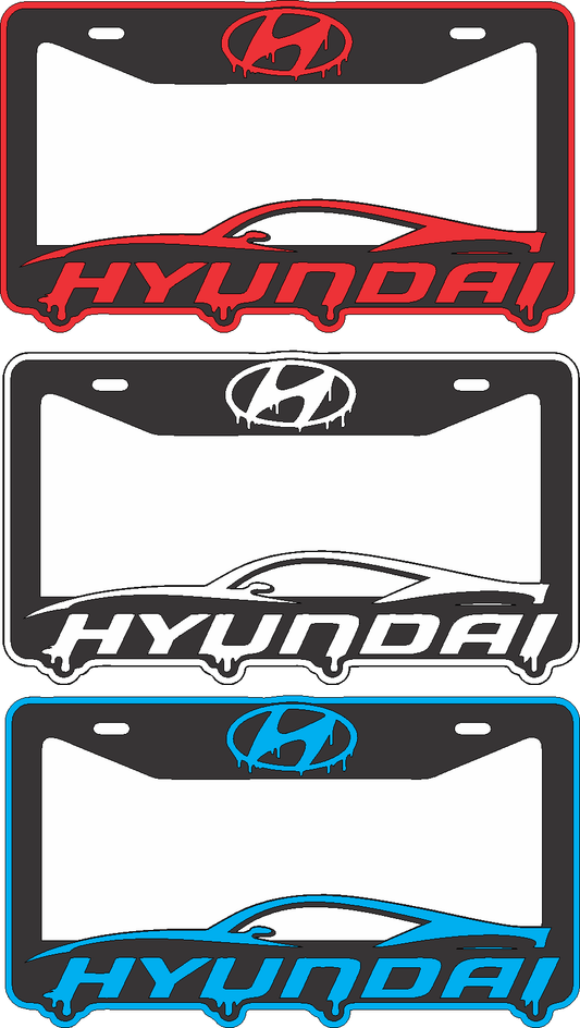 Porta placa -Hyundai