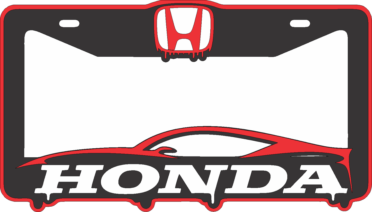 Porta placa- HONDA