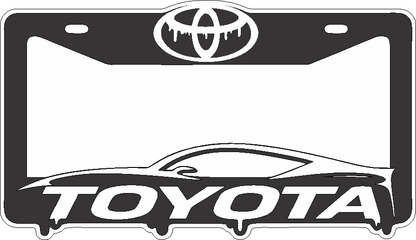 Porta placa-TOYOTA