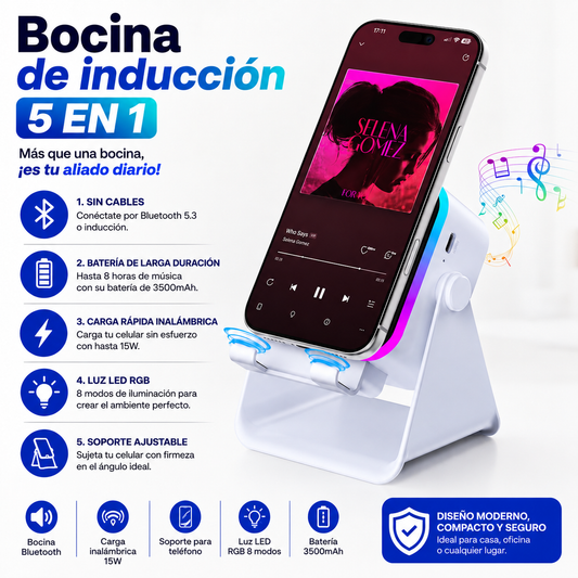 Altavoz inalámbrico 5 en1