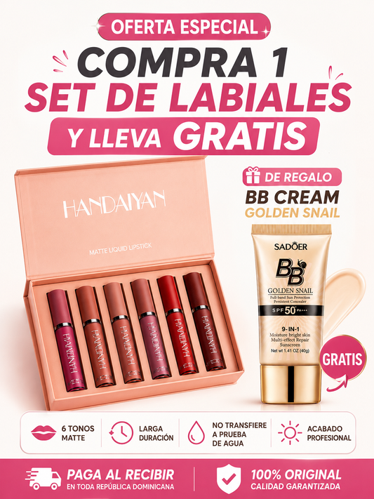 Kit 9 en 1 protector + Set Labiales