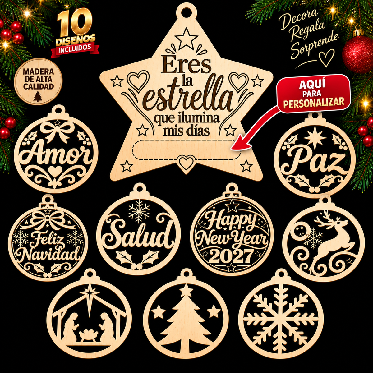Set Navideño 10pc