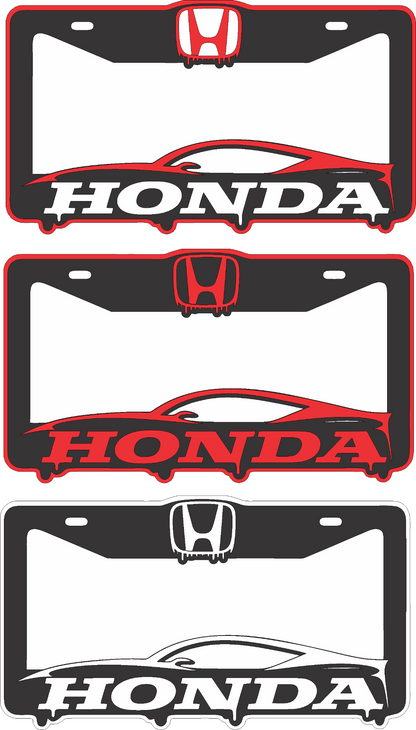 Porta placa- HONDA