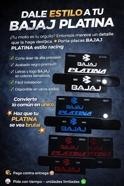 Placa BAJAJ PLATINA RACING PRO